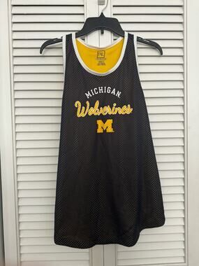NWT Pro Edge University of Michigan Wolverines Racerback Jersey Sz: Medium